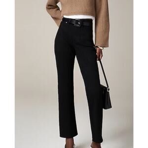 J. Crew Womens Straight '96 Straight Jeans High Rise Black Sz 37 US 24W NWT